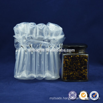 Low cost Inflatable Air Column Bags for cushion protective packaging glass bottle in transportation process